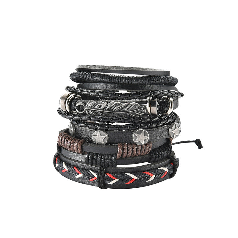 Multilayer Leather Bracelet For Men