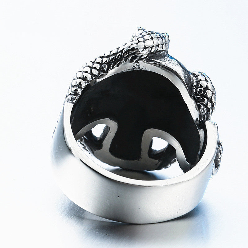 Explosive Accessories Eyes King Snake Demon Eyes Vampire Skull Ring Men