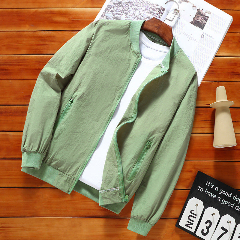 Sun Protective Clothes Men's Ice Silk UV Protection Breathable Jacket