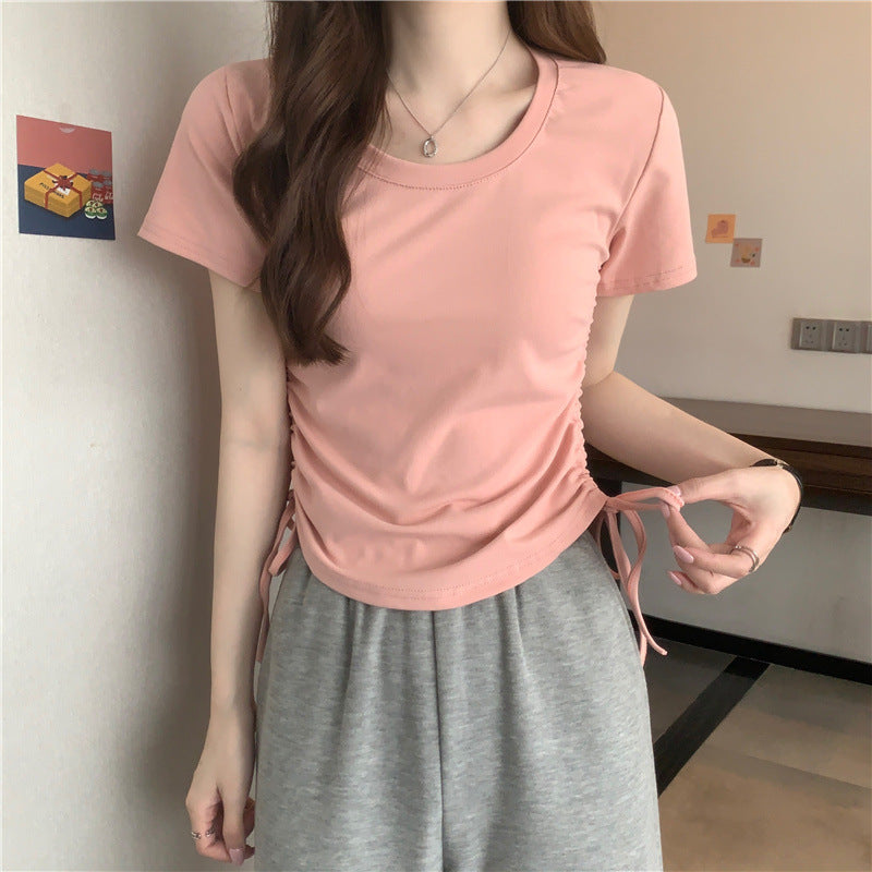 Design Sense Slim Fit Casual Short Student Shirt