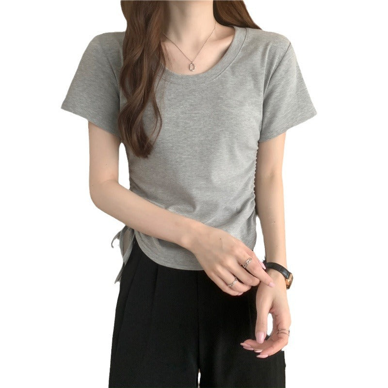 Design Sense Slim Fit Casual Short Student Shirt