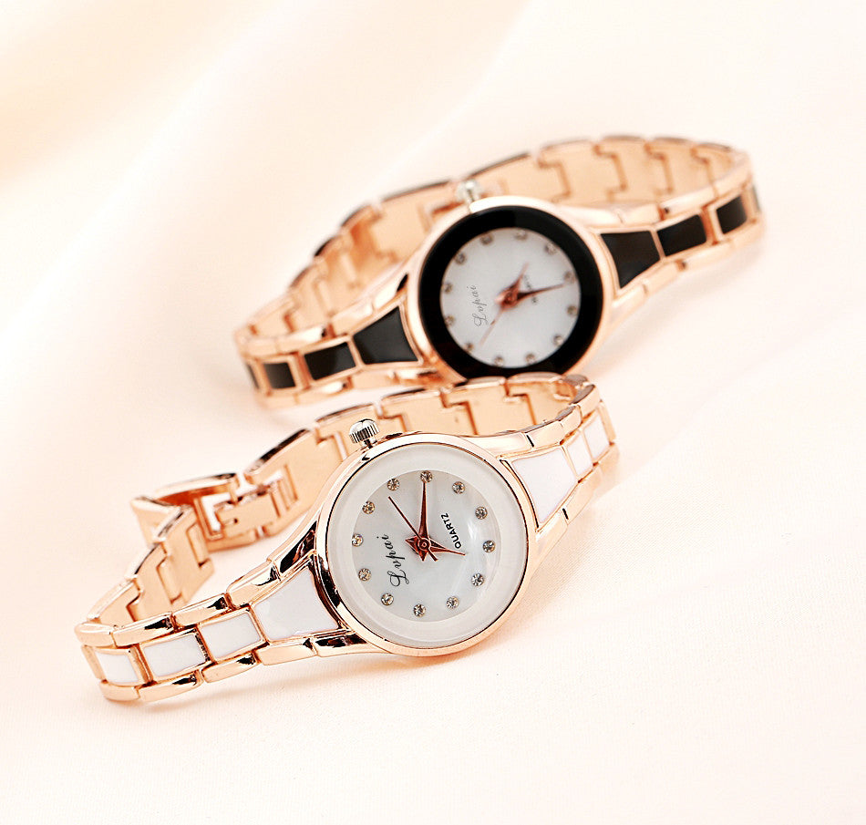 Women's watches Elegant woman watch Quartz gifts for women Luxury Fashion stainless steel Alloy Women's wristwatch accessories