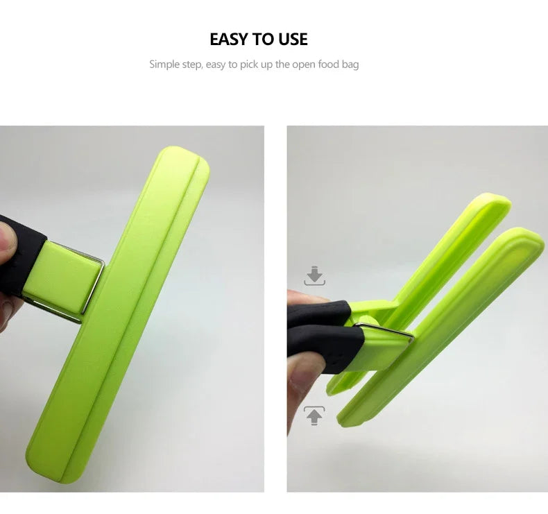 Portable Kitchen Storage Food Travel Plastic Tongs Snack Seal Sealing Bag Clips Sealer Clamp Storage Tool Kitchen Accessories