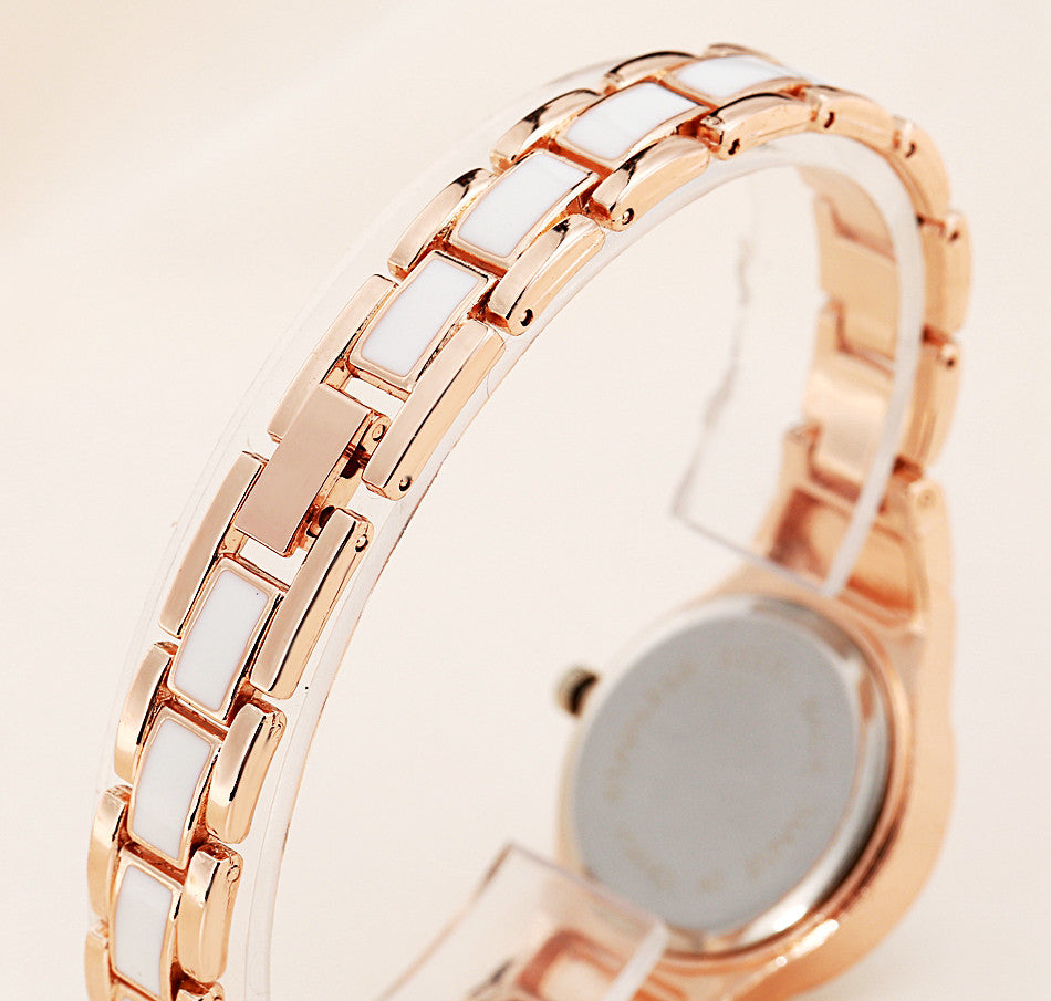 Women's watches Elegant woman watch Quartz gifts for women Luxury Fashion stainless steel Alloy Women's wristwatch accessories