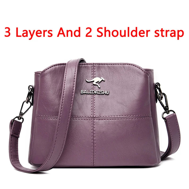 Women Embroidery Tote Bag High Quality Leather Ladies Handbags 2024 Women Shoulder Bag Small Crossbody Bags For Women Sac a Main