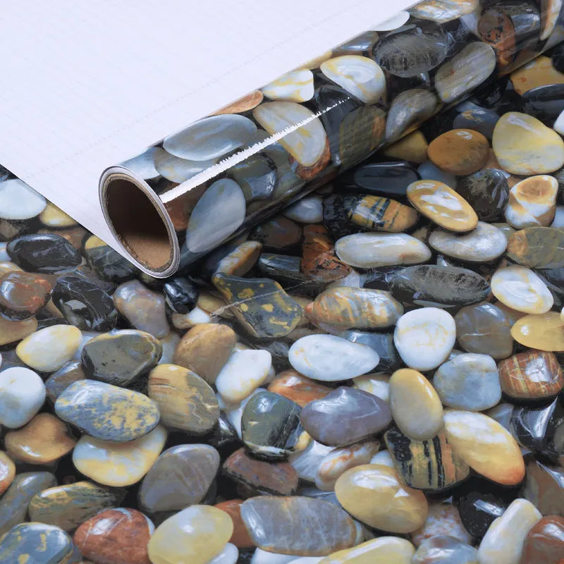 PVC Self Adhesive Wallpaper Marble Stickers Waterproof Heat Resistant Kitchen Countertops Table Furniture Cupboard Wall Paper