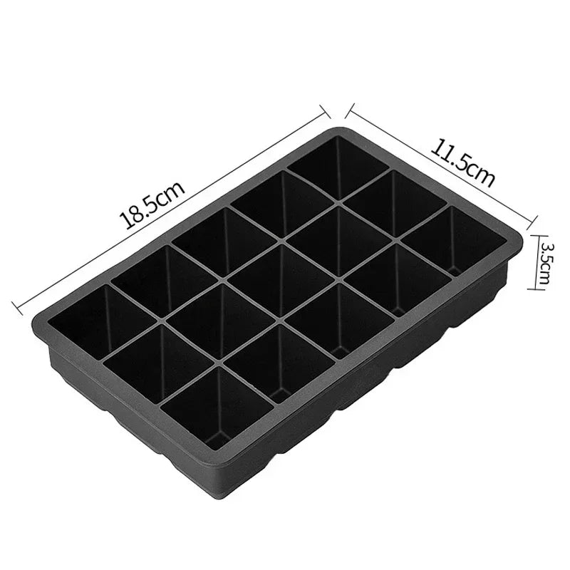 Reusable Ice Cube Silicone Mold Ice Maker IceCream Tools Food Grade Ice Ball Mold Round Square IceTray Mold Kitchen Tools