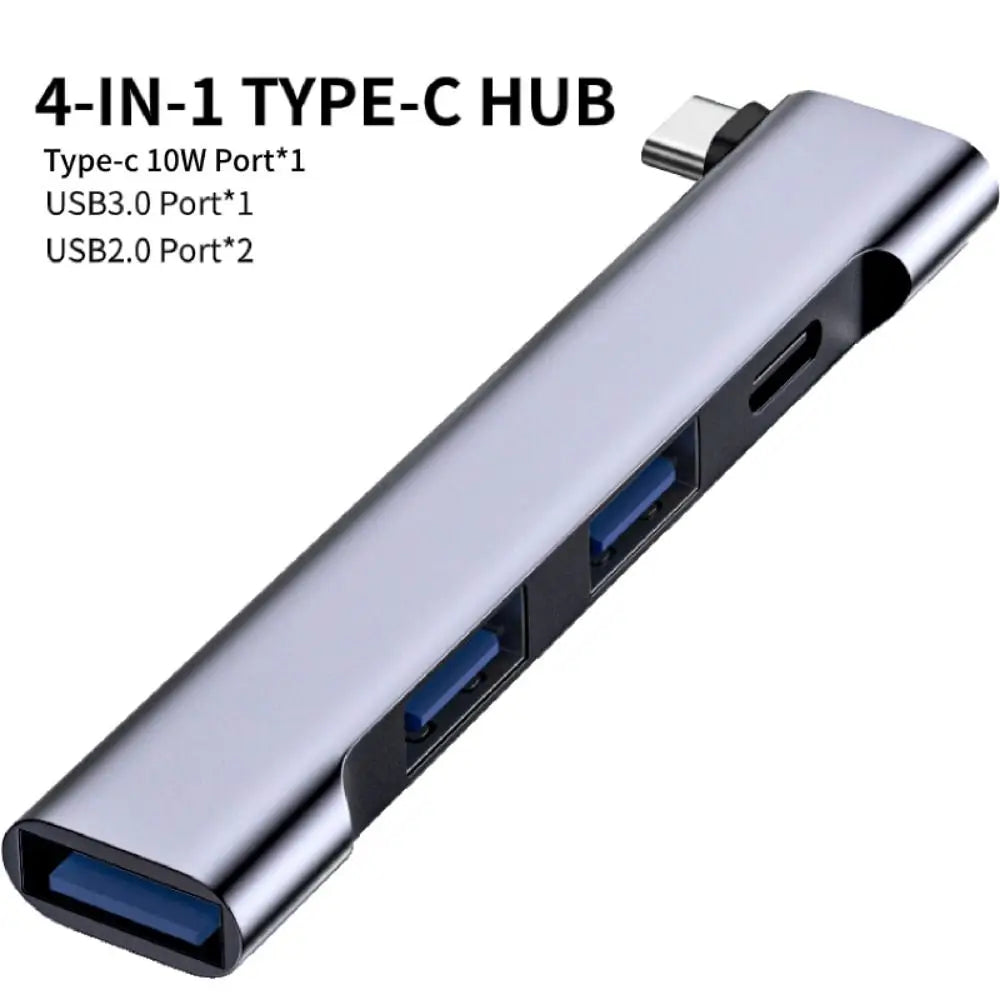 For Laptop PC Splitter High Speed Docking Station USB 3.0 USB-C HUB PD Charging OTG Adapter