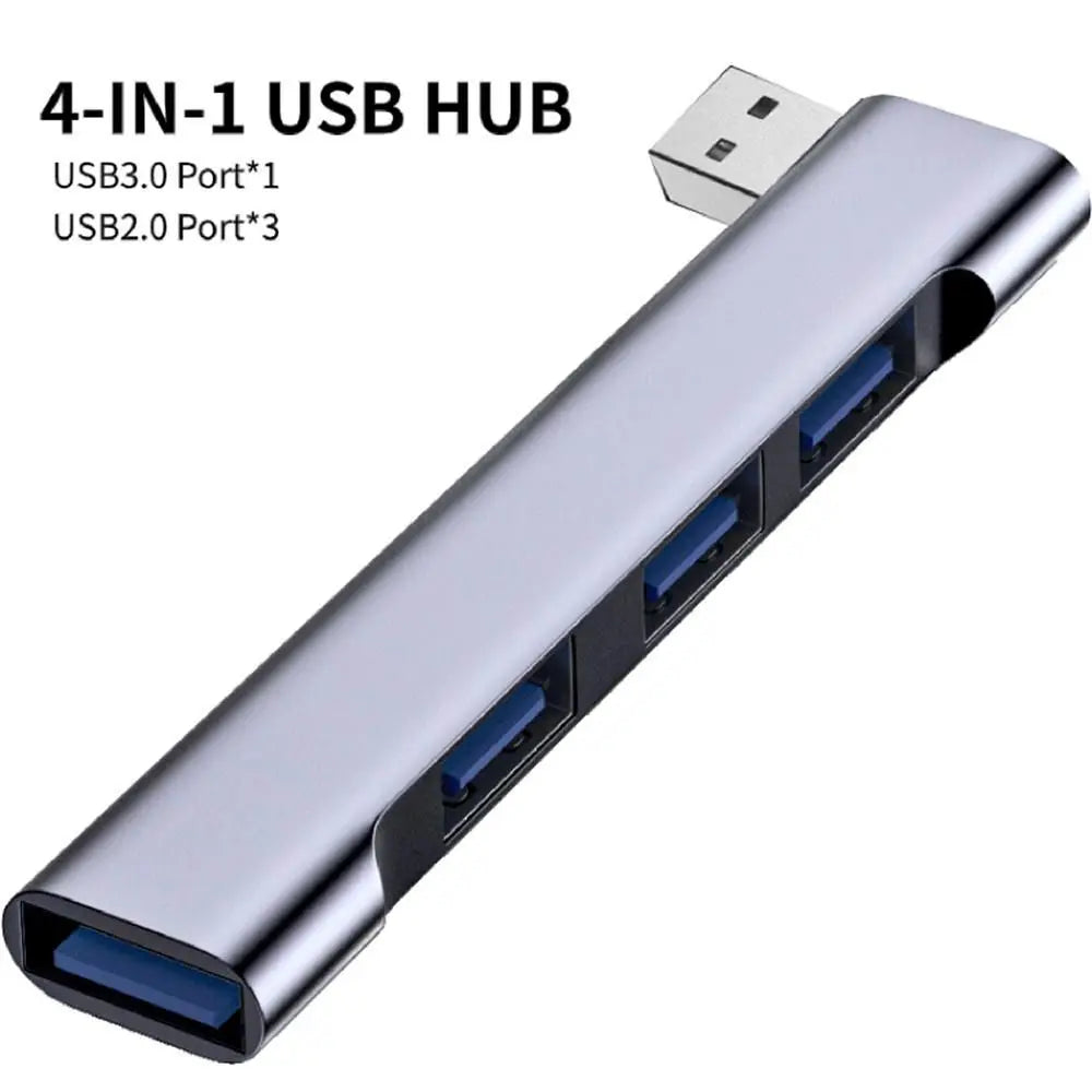 For Laptop PC Splitter High Speed Docking Station USB 3.0 USB-C HUB PD Charging OTG Adapter