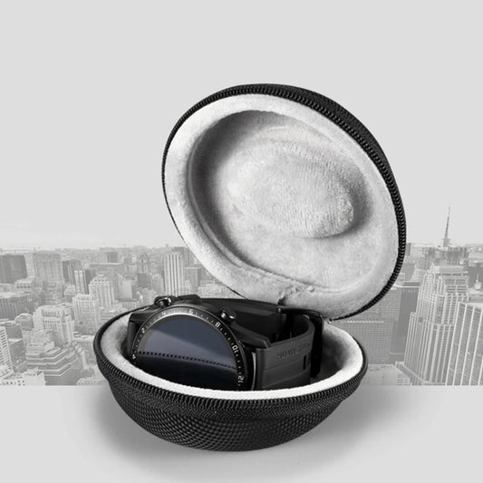 EVA Single Watch Travel Case Portable Storage Organizer Shock-Resistant Waterproof Smartwatches Zippered Container Box