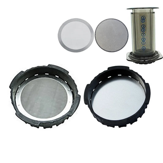 2PCS/lot 61MM Coffee Metal Mesh Filter Reusable Stainless Steel Filter Mesh For Aeropress Coffee Maker Tool Kitchen Accessories