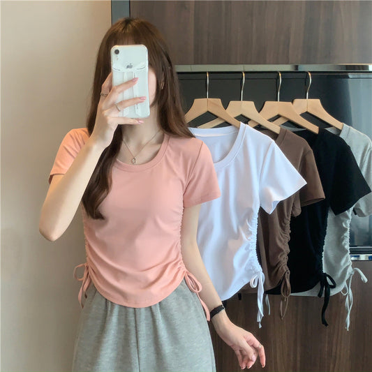 Design Sense Slim Fit Casual Short Student Shirt