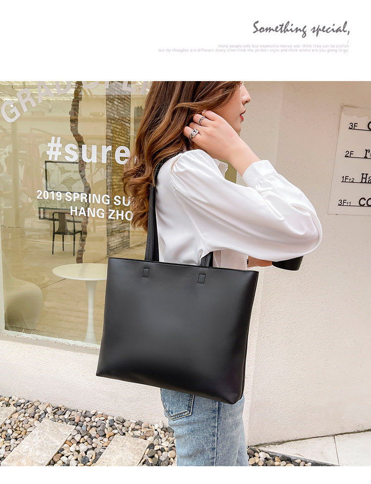 Fashion Tote Bag Women's Large Capacity Simple Women Handbags Commuter Casual all-in-one Shoulder Bag Bolso Bandolera Mujer 2024