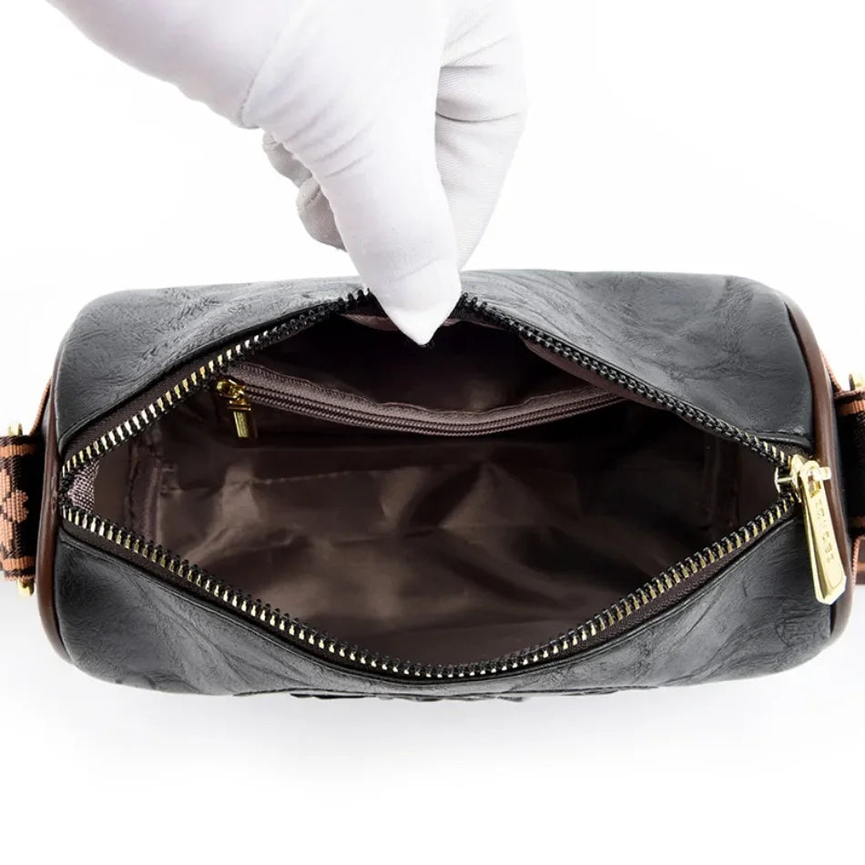 Women Embroidery Tote Bag High Quality Leather Ladies Handbags 2024 Women Shoulder Bag Small Crossbody Bags For Women Sac a Main