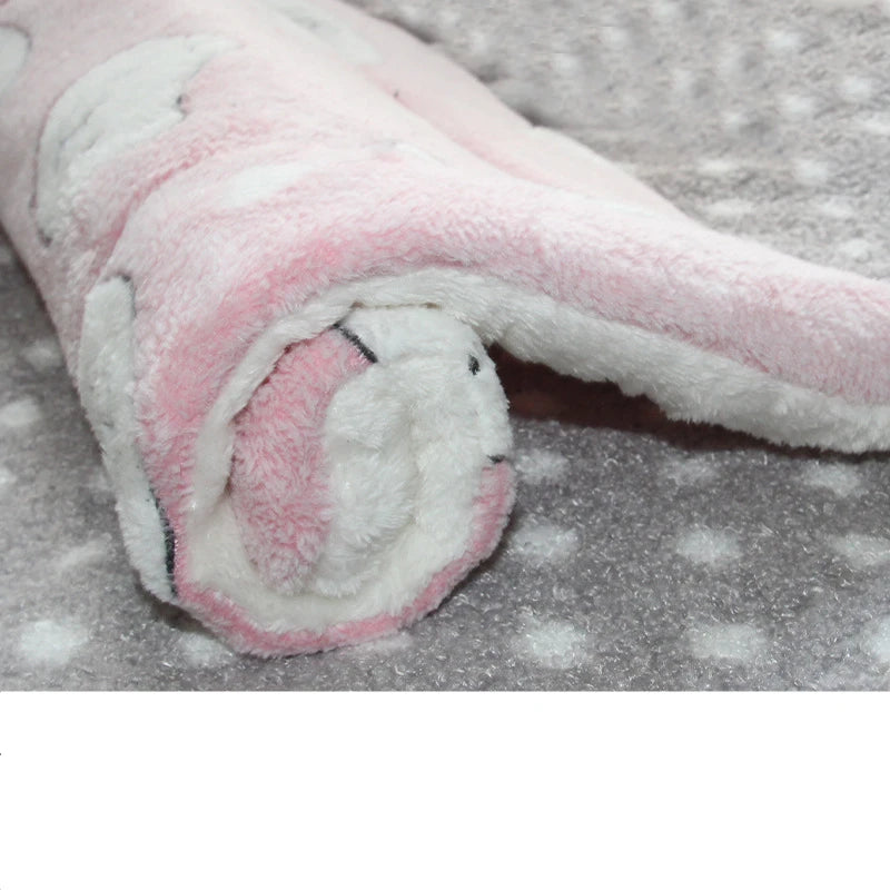 Multi-model pet flannel sleeping mat kennel mat blanket pet warm mat suitable for large medium and small pets