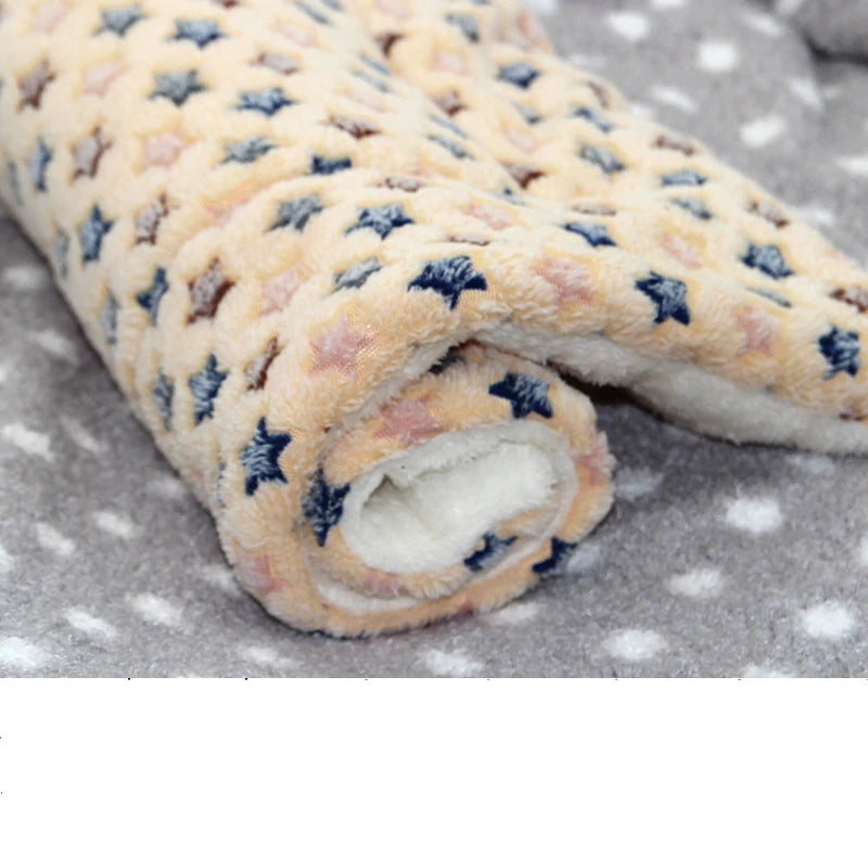 Multi-model pet flannel sleeping mat kennel mat blanket pet warm mat suitable for large medium and small pets