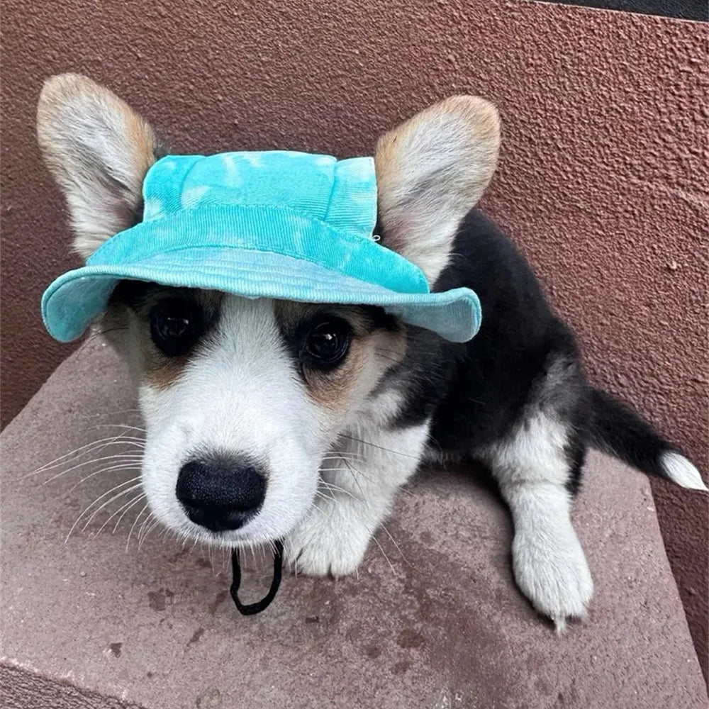 Cute French Bulldog Pet Hats with Ear Holes Adjustable Puppy Dog Cap Hat for Small Medium Dogs Pug mascotas Accessories Costume